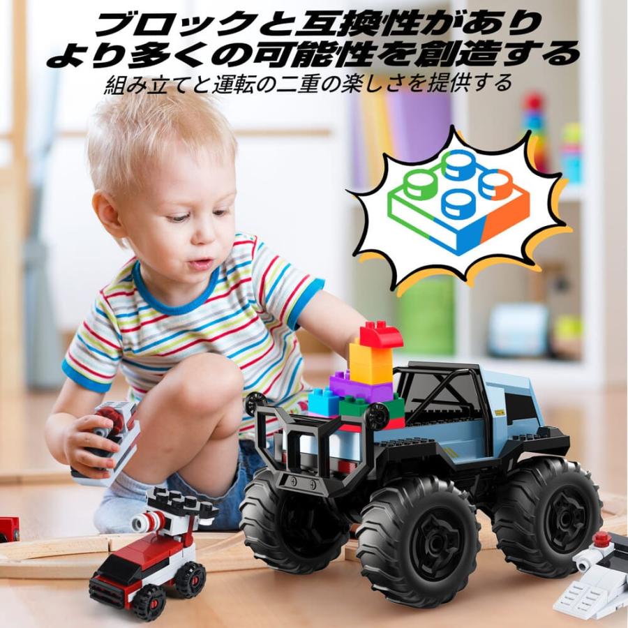 ③ラジコントラック！水蒸気噴射付き！お子様用 DEERC ラジコン 水陸両用 ラジコンカー 子供向け オフロード 車