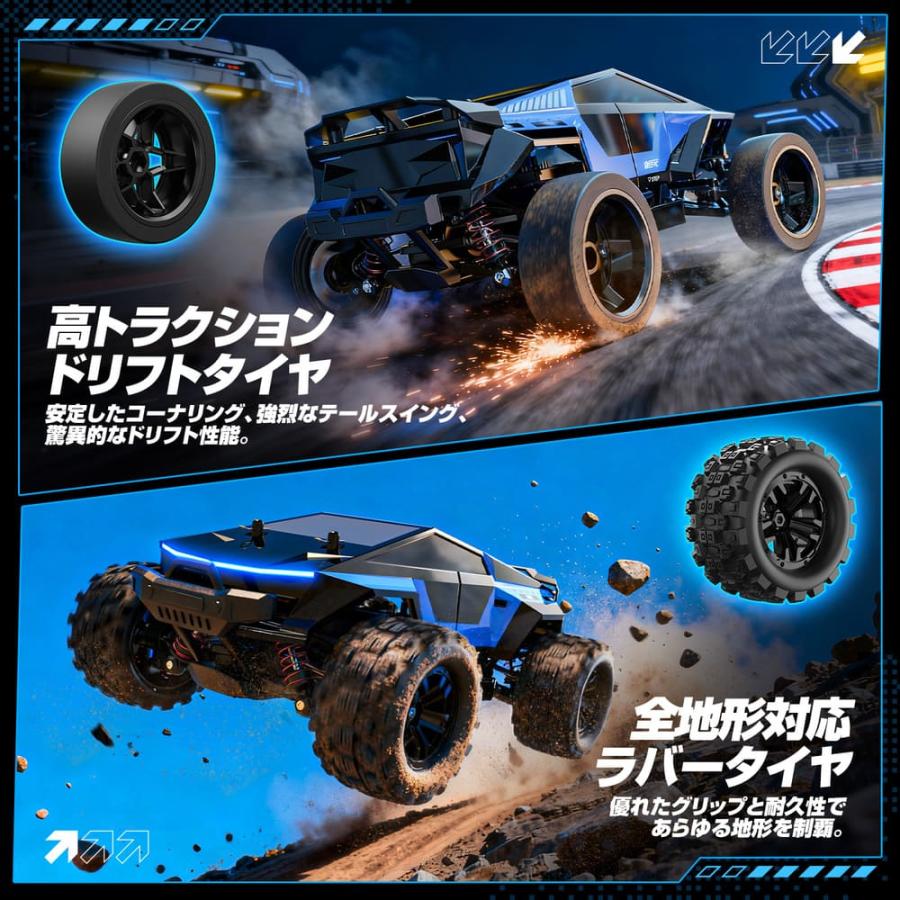 DEERC ラジコン ラジコンカー 子供向け 大人向け オフロード ドリフト