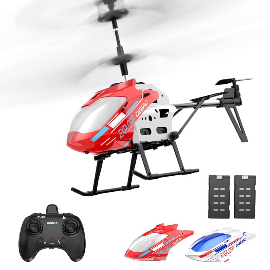 DEERC ヘリコプター ラジコン おもちゃ 室内 小型 初心者向け 飛行時間