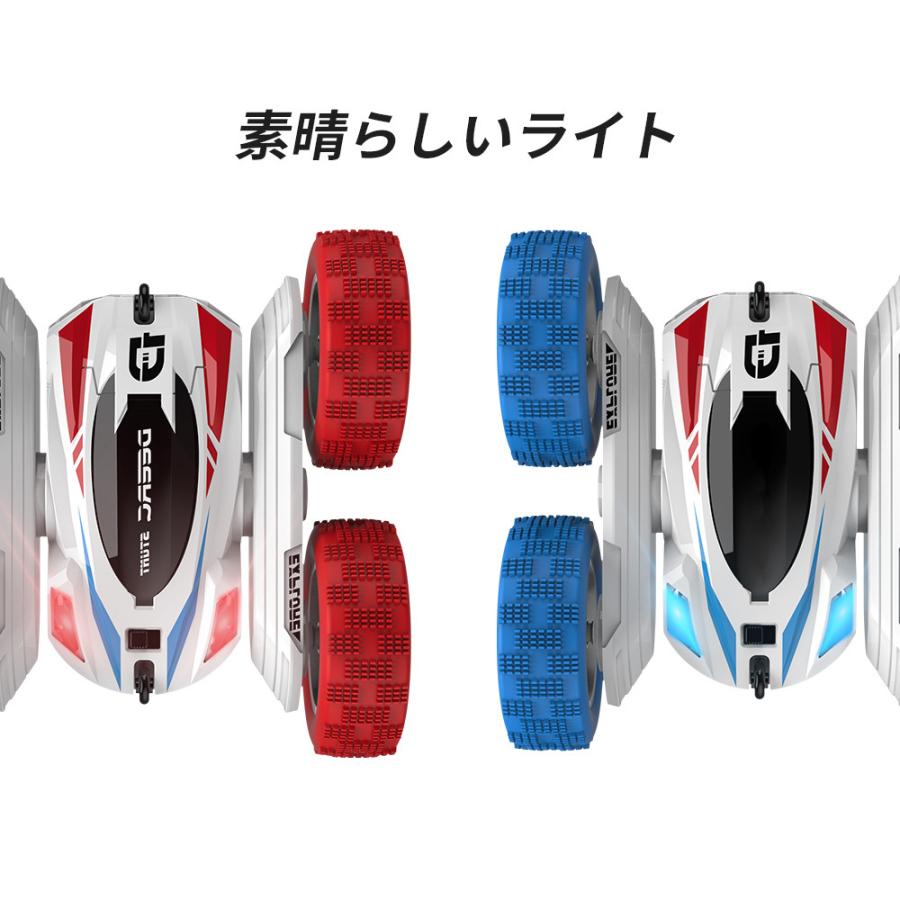 ラジコン ラジコンカー オフロード 子供  DEERC 大人 室内 360度回転 両面走行 360°回転 四輪駆動 RCカー リモコンカー こどもの日 クリスマス プレゼント | DEERC | 13