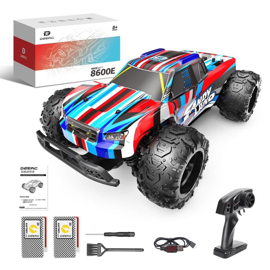 DEERC ラジコン ラジコンカー オフロード 子供 四輪駆動 4WD DEERC ラジコン ラジコンカー オフロード 子供 四輪駆動 4WD
