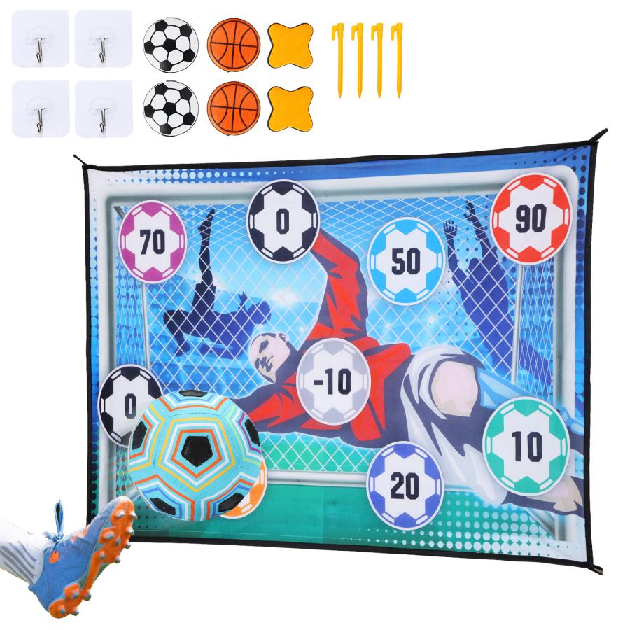 サッカー おもちゃ ダーツ 2in1遊び方 ダーツセット 壁掛け 長さ150cm