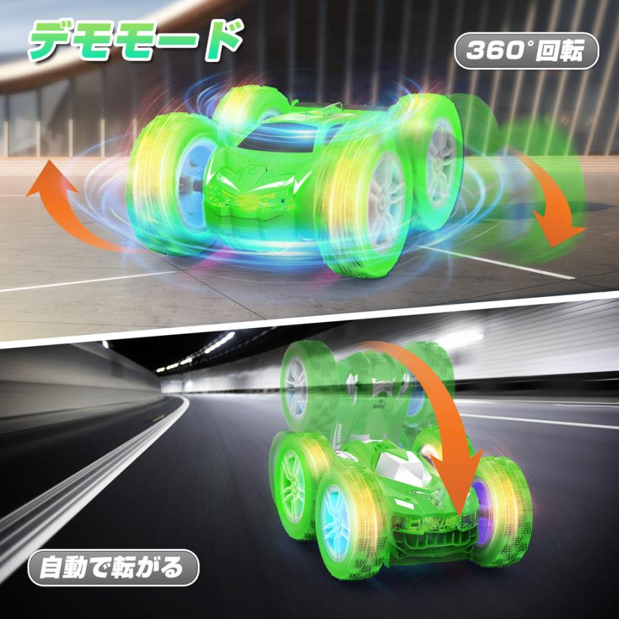 DEERC ラジコンカー 子供向け スタントカー ラジコン 4WD 四輪駆動