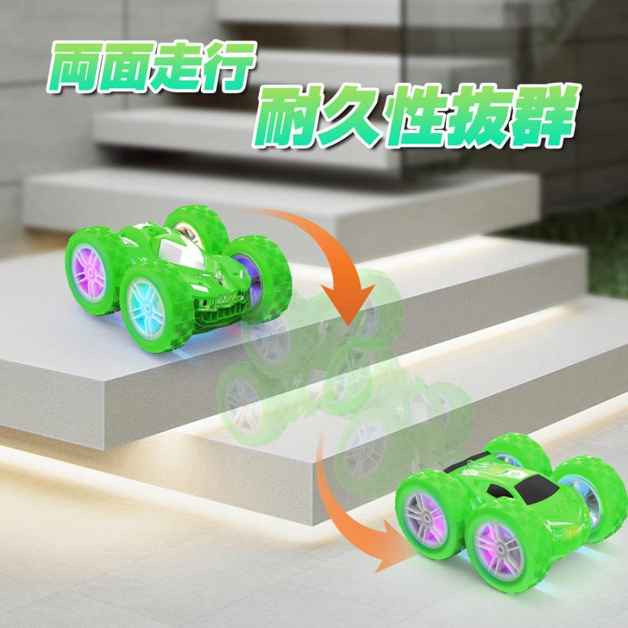 DEERC ラジコンカー 子供向け スタントカー ラジコン 4WD 四輪駆動