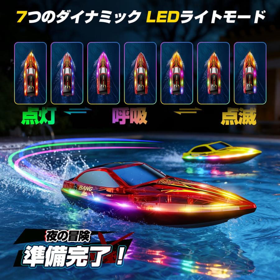 DEERC ラジコンボート ラジコン 船 ボート 2台セット こども向け RC