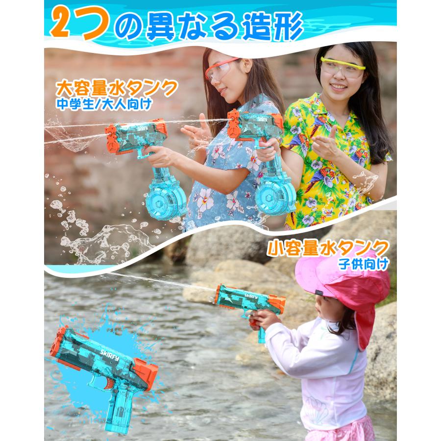 高性能水鉄砲！　水がちゃんとした玉として出る！
YouTubeでも出たやつです！ Amazon | 水鉄砲 電動 Cute Stone ウォーターガン 水遊び
