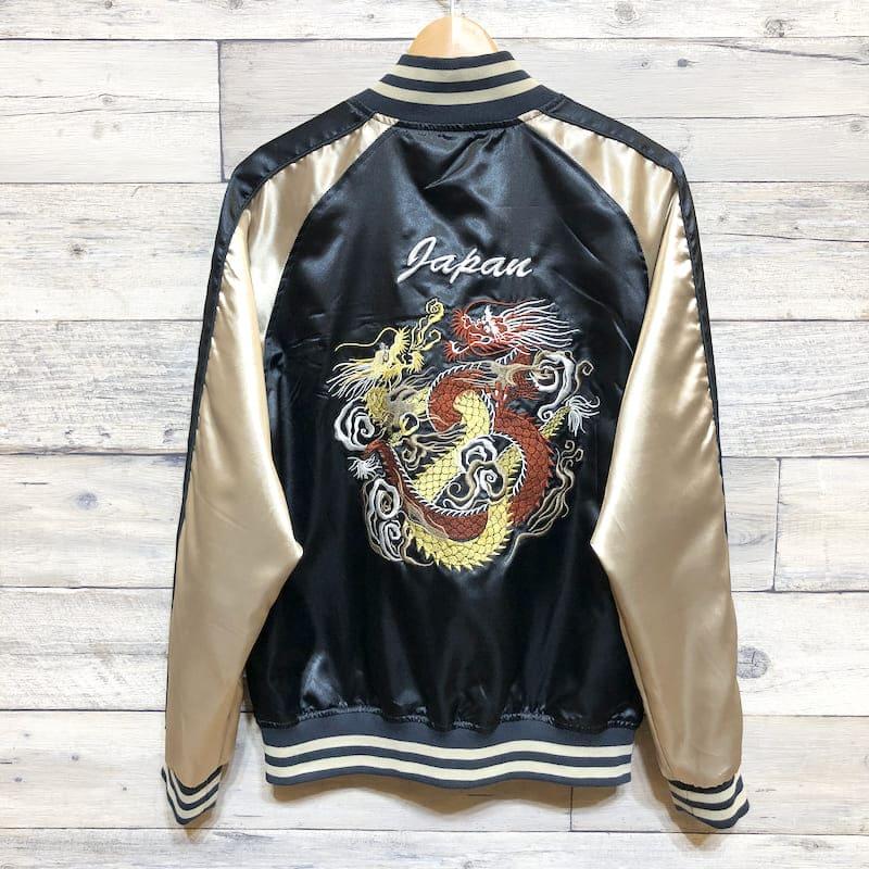 未使用 mooneyes ドラゴン 別珍 龍 日本限定 スカジャン unisex 真龍(Real Dragon) 別珍(Velveteen) 2Lサイズ(XL) - 大熊商会｜上野