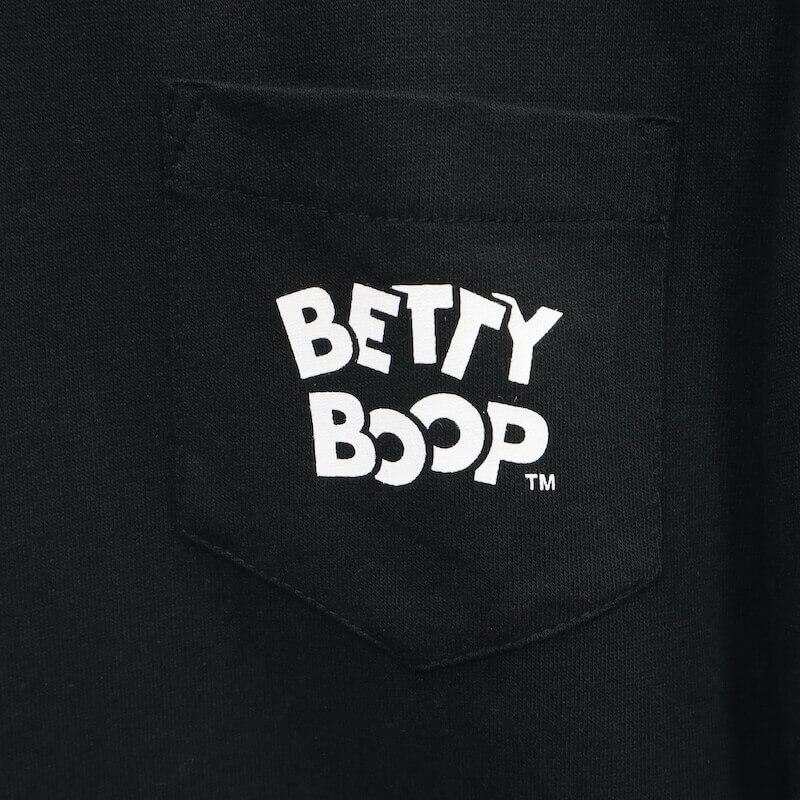 送料無料 メンズ ベティ・ブープ BETTY BOOP 長袖 Tシャツ 長袖Tシャツ ロンＴ ネオンカラー プリント ユニセックス レディース 黒 ブラック イエロー｜def-store｜05