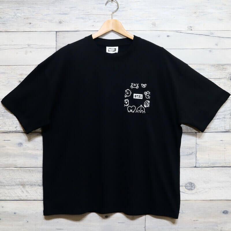送料無料 BT21 BTS 半袖 Tシャツ ティーシャツ 半袖Tシャツ