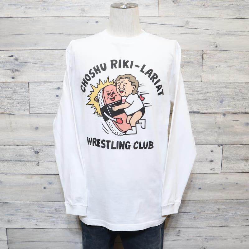 即納 メンズ 長州力 プロレス 長袖 Tシャツ 長袖Tシャツ プリン 新日本