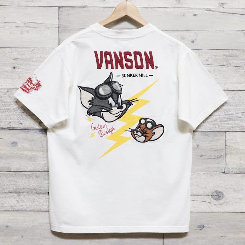 VANSON（バンソン） 送料無料 メンズ トムとジェリー コラボ 半袖 T