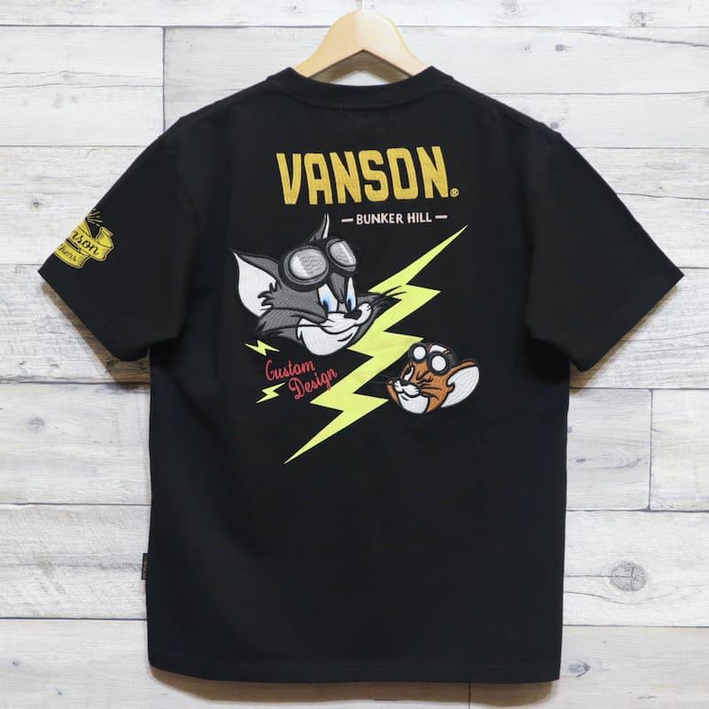 VANSON（バンソン） 送料無料 メンズ トムとジェリー コラボ 半袖 T