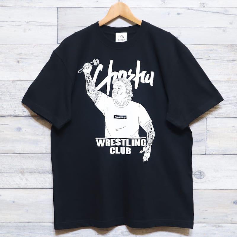 即納 メンズ 長州力 プロレス 半袖 Tシャツ プリント ティーシャツ 新