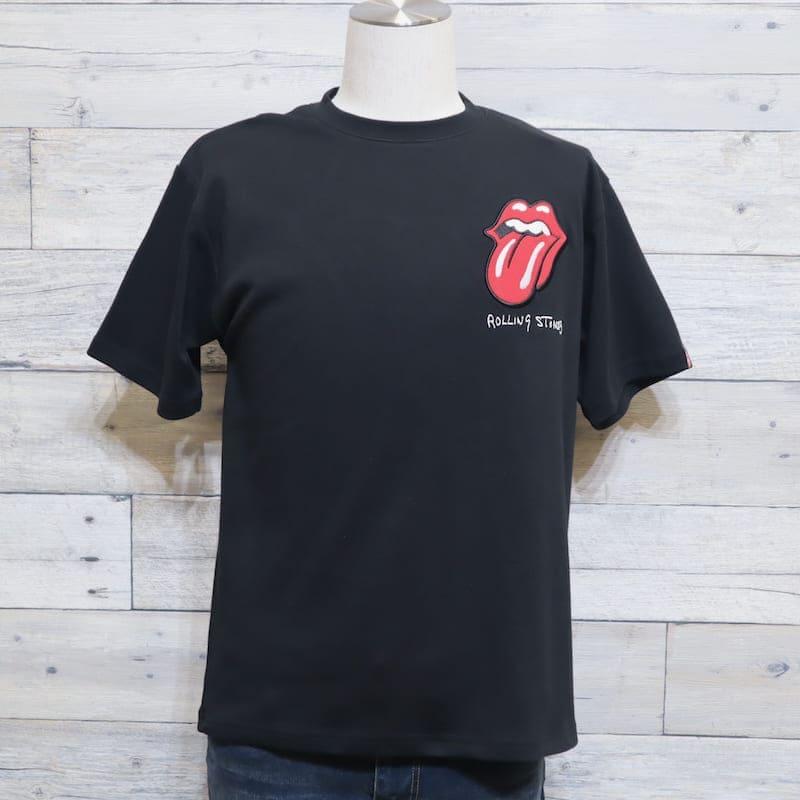 送料無料 メンズ THE ROLLING STONES ローリングストーンズ JACKROSE ジャックローズ コラボ 半袖 Tシャツ 刺繍 ワッペン ユニセックス レディース｜def-store｜14