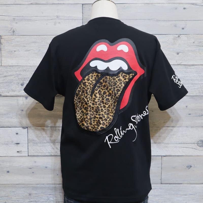 送料無料 メンズ THE ROLLING STONES ローリングストーンズ JACKROSE ジャックローズ コラボ 半袖 Tシャツ アニマル ファー 刺繍 ヒョウ ゼブラ｜def-store｜17