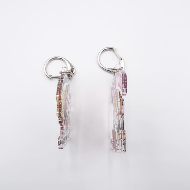 即納 長州力 キーホルダー KEY HOLDER キーリング 2個セット