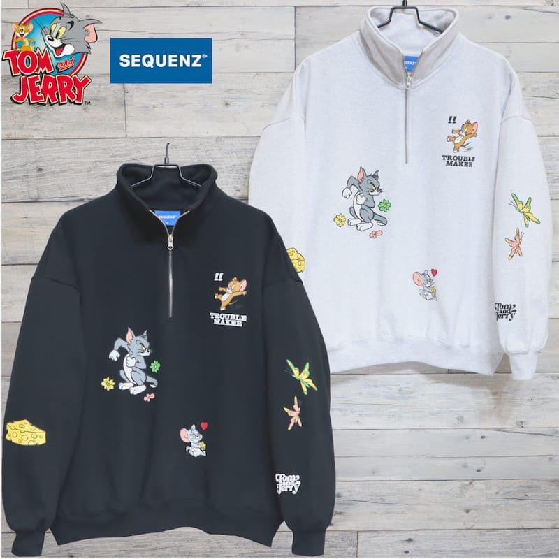 ☆*☆様 SEQUENZ シークエンズ ジップパーカ トムとジェリー パーカー 「SEQUENZ（シークエンズ）」TJ GRAFFITI ZIP P/K