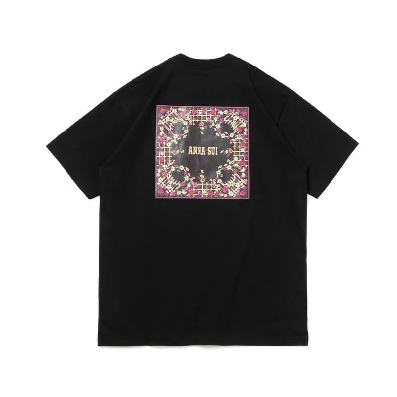 NEWERA ニューエラANNA SUI アナスイ コラボ 半袖 Tシャツ ティーシャツ バタフライ 花柄 フラワー プリント ユニセックス ホワイト ブラック｜def-store｜07