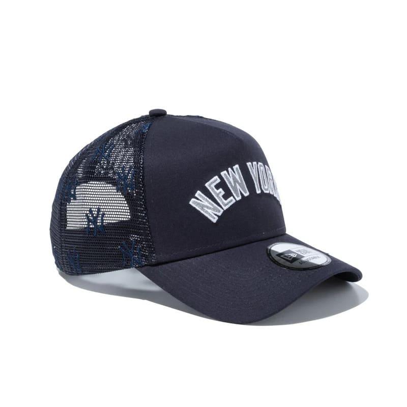 NEWERA ニューエラ 9FORTY ニューヨーク ヤンキース NY MLB メッシュ キャップ CAP 帽子 野球 ロゴ  ユニセックス 紺 ネイビー 13515910｜def-store｜02