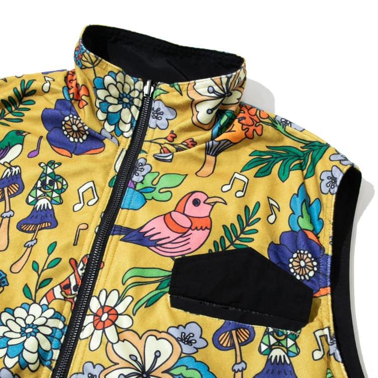 go slow caravan ベスト ゴースローキャラバン リバーシブル