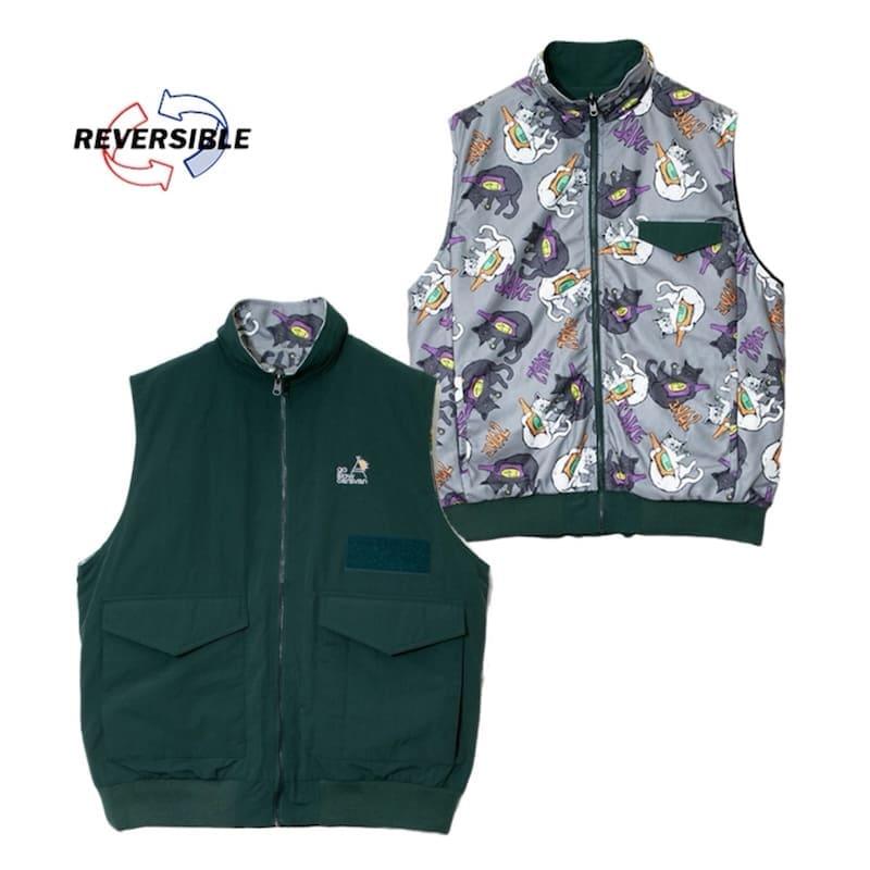 SALE 新品 go slow caravan ベスト ゴースロー キャラバン go slow caravan ベスト ゴースローキャラバン リバーシブル