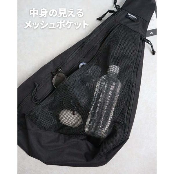 ブラック　ボディーバッグ　斜めがけ YAKPAK（ヤックパック） スリングバッグ バッグ BAG かばん カバン 鞄