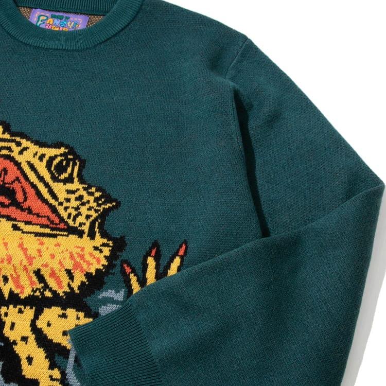 go slow caravan（ゴースローキャラバン） セーター 長袖 フトアゴヒゲ