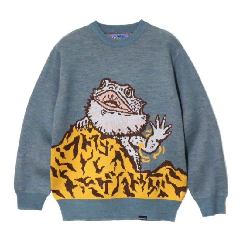 go slow caravan（ゴースローキャラバン） セーター 長袖 フトアゴヒゲ