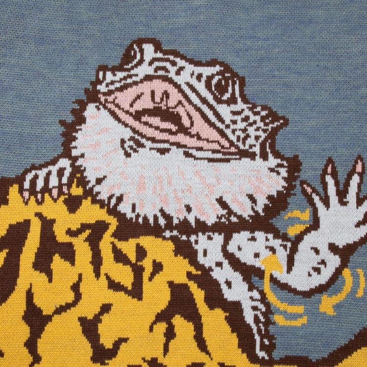 go slow caravan（ゴースローキャラバン） セーター 長袖 フトアゴヒゲ