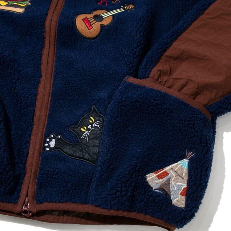 go slow caravan（ゴースローキャラバン） アウター ボア パーカー