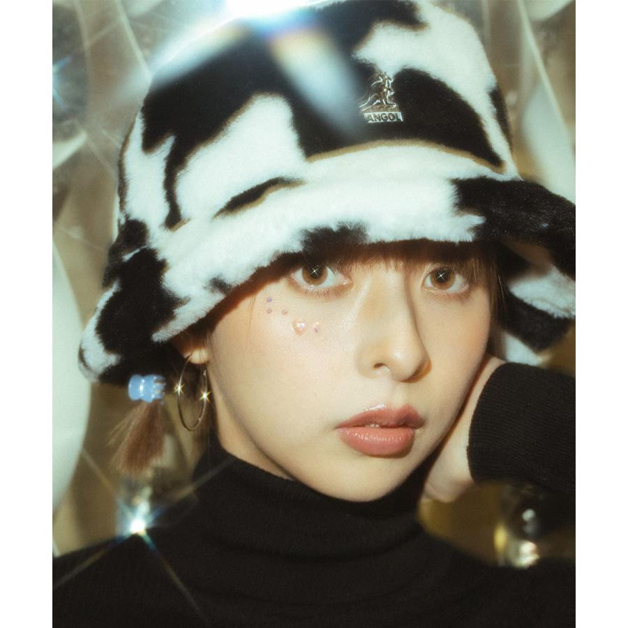 【美品】KANGOL バケットハット フェイクファー L 高額商品 破格 帽子 KANGOL（カンゴール） 送料無料 バケットハット バケハ ハット HAT