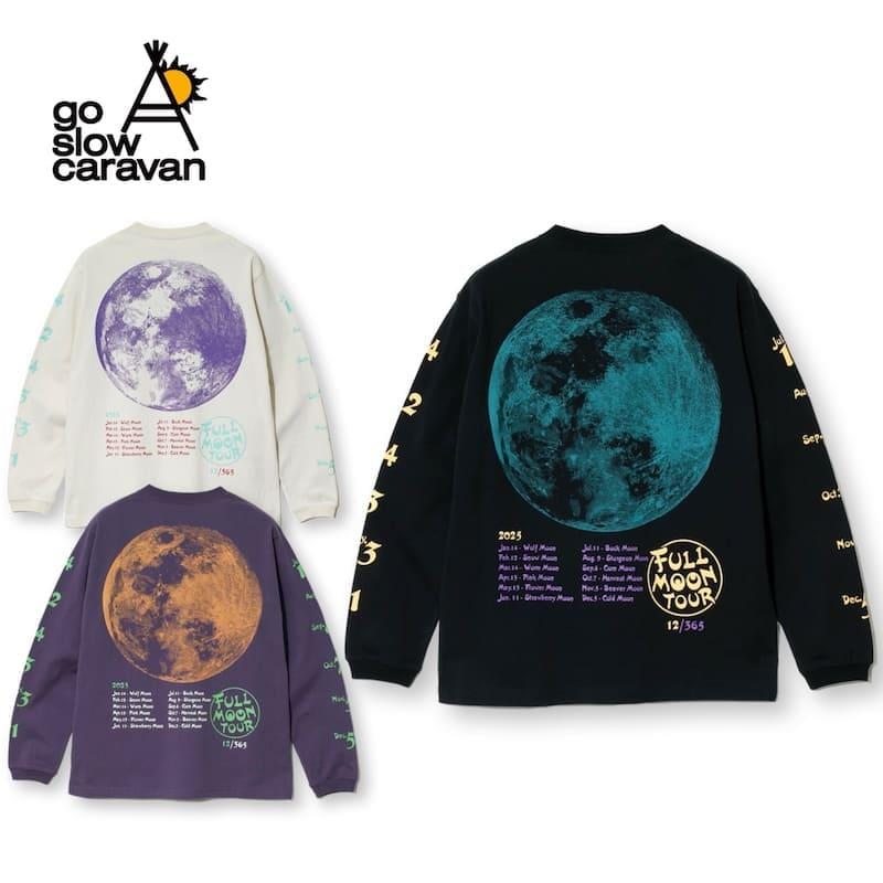 go slow caravan（ゴースローキャラバン） 長袖Tシャツ プリント ロンT