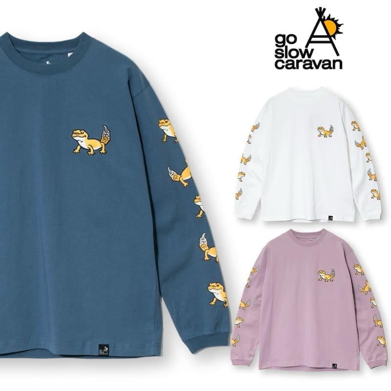 go slow caravan（ゴースローキャラバン） 長袖Tシャツ プリント ロンT