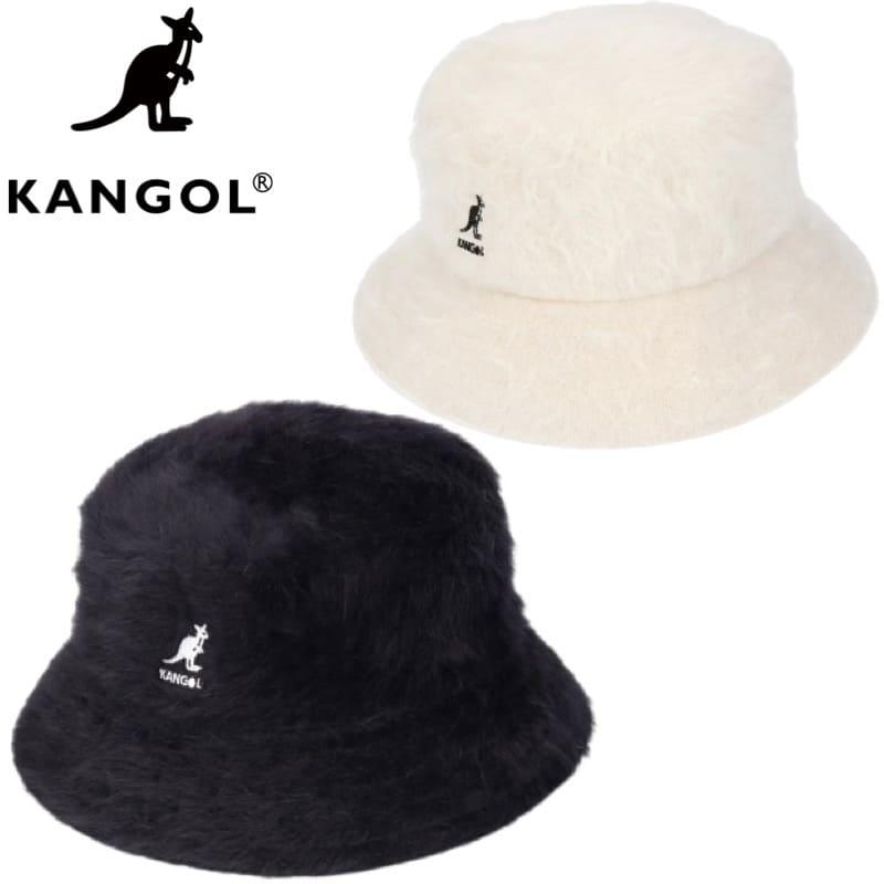 【送料無料】KANGOL カンゴール 正規品 バケットハット バケハ ハット 帽子 ファーゴラ アンゴラ ファー カンガルー ロゴ メンズ レディース ユニセックス 白 ホワイト アイボリー 黒 ブラック KANGOL（カンゴール） 送料無料 正規品 バケットハット バケハ 帽子