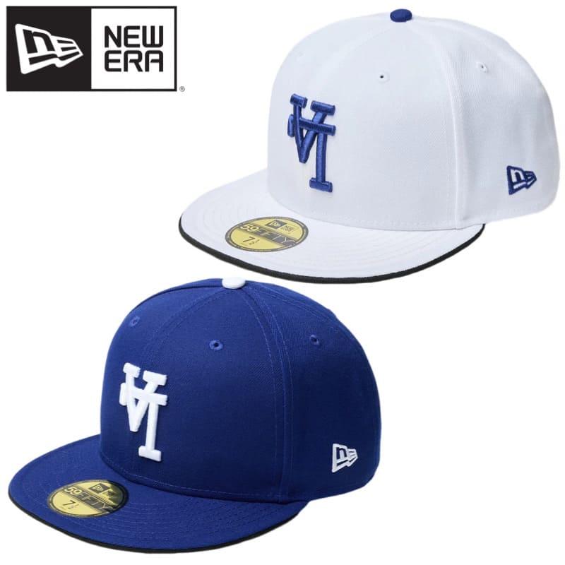 New Era 59FIFTY LAキャップ 59FIFTY ロサンゼルス・ドジャース グレー × ホワイト