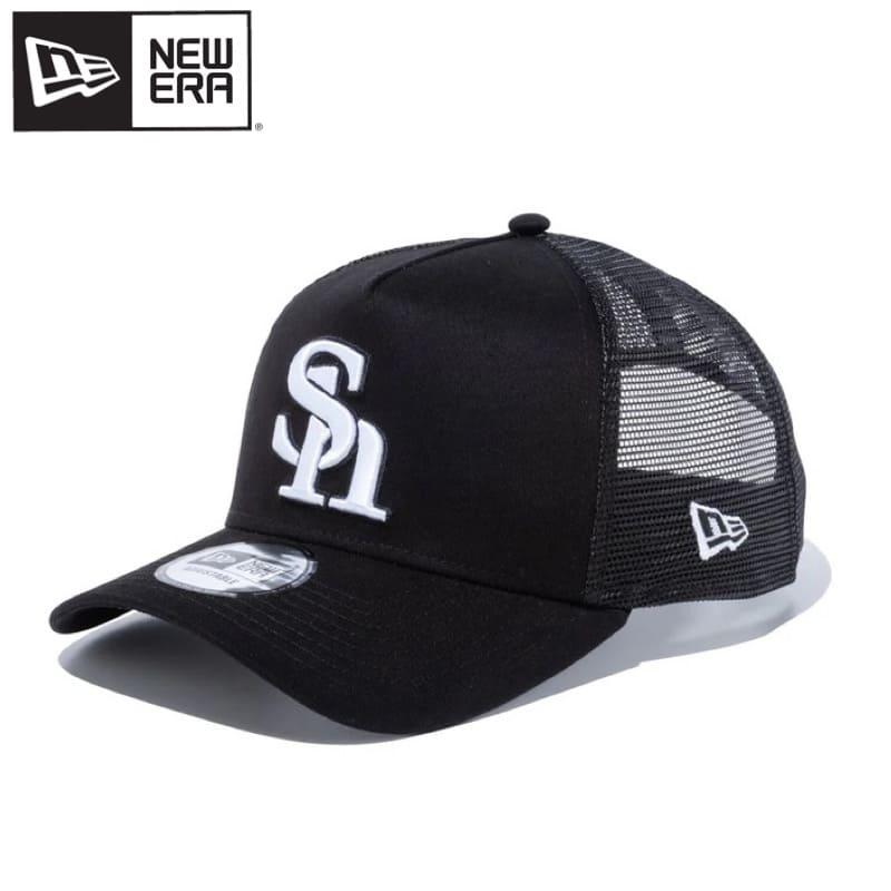 【日本製・LL】福岡ソフトバンクホークス メッシュキャップ 帽子 SHロゴ NEW ERA（ニューエラ） 正規品 新品 福岡 ソフトバンク ホークス Sh