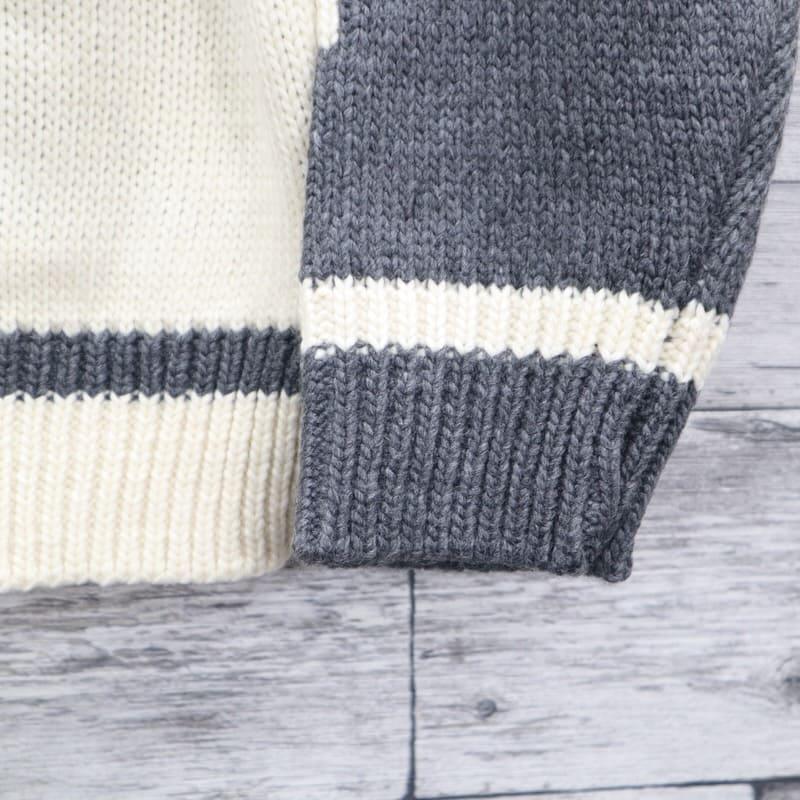 SEQUENZE 送料無料 メンズ スヌーピー PEANUTS カウチン ニット