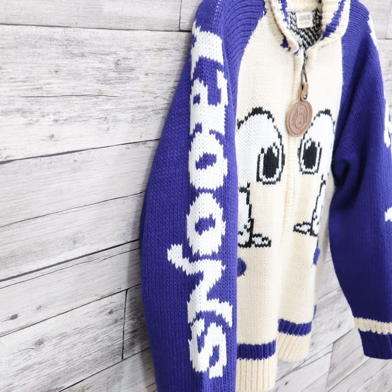 【新品】スヌーピー PEANUTS × SEQUENZ カウチンセーター SEQUENZ スヌーピー カウチンニット セーター アウター メンズ