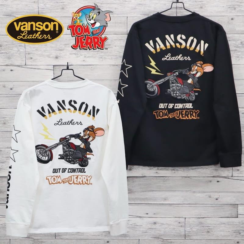 VANSON 長袖 Tシャツ ロンT ティーシャツ トムとジェリー VANSON 長袖 Tシャツ ロンT ティーシャツ トムとジェリー