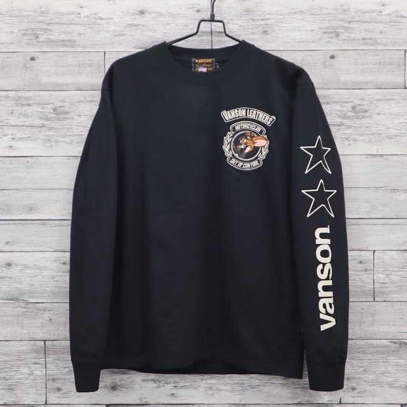 VANSON（バンソン） 長袖 Tシャツ ロンT ティーシャツ トムとジェリー