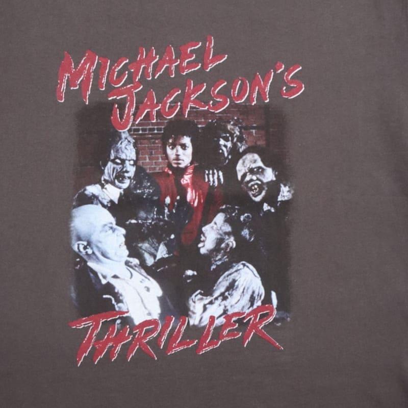 送料無料 メンズ マイケルジャクソン スリラー THRILLER プリント 半袖