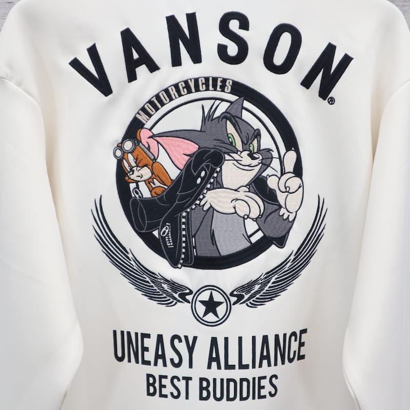 VANSON（バンソン） 送料無料 メンズ トムとジェリー トムジェリ TOM