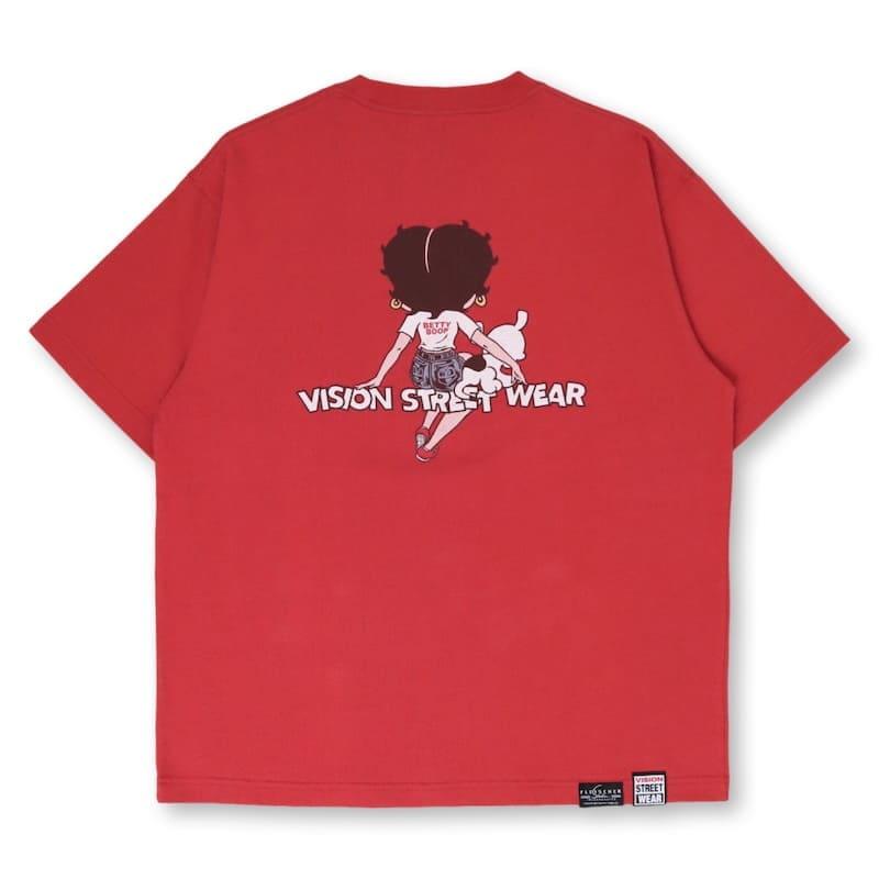 （56）ベティ・ブープ XOXO Tシャツ 赤 56）ベティ・ブープ XOXO Tシャツ 赤 ベティー ブープ グッズ