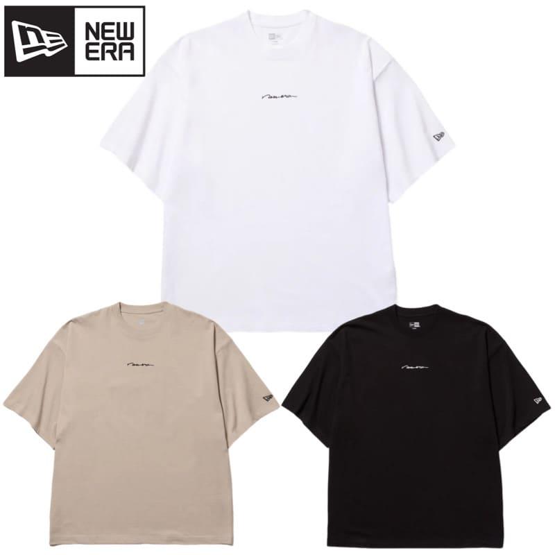 NEW ERA（ニューエラ） 正規品 半袖 Tシャツ ティーシャツ 筆記体 ロゴ