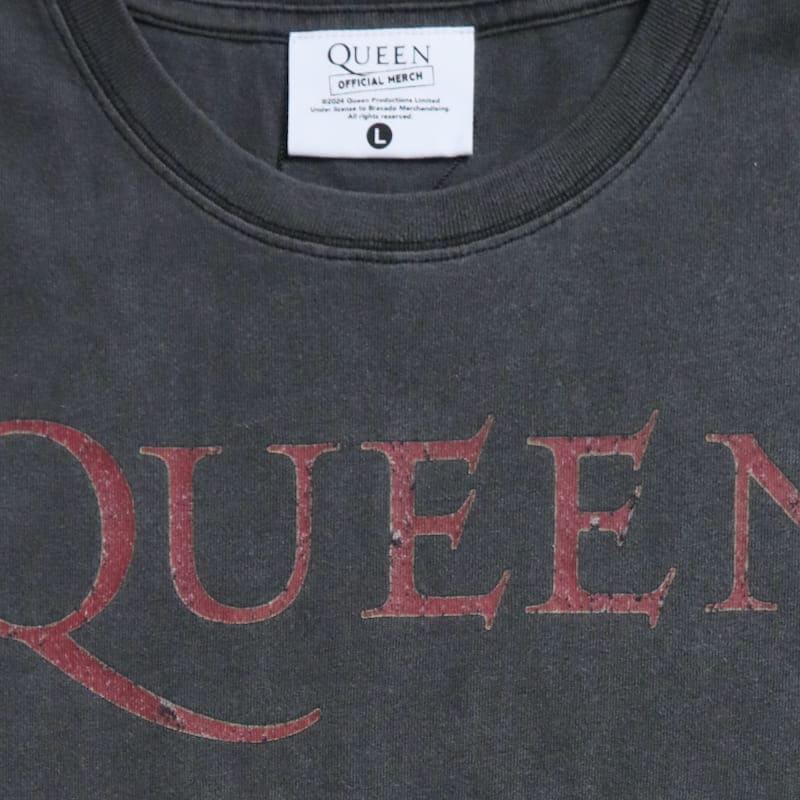 送料無料 メンズ QUEEN クイーン ノースリーブ トップス ロゴ プリント