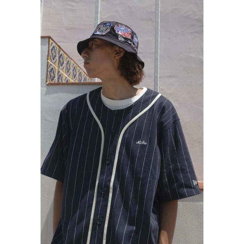 NEWERA ベイスボールシャツ NEW ERA（ニューエラ） 正規品 半袖 ベースボールシャツ シャツ 半袖
