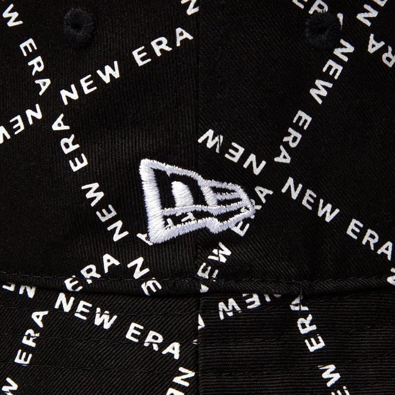 ★ ニューエラ NEWERA NBA 刺繍 総柄バケット ハット 黒 ★ NEW ERA（ニューエラ） 最大50% 5/5限定 バケットハット メンズ
