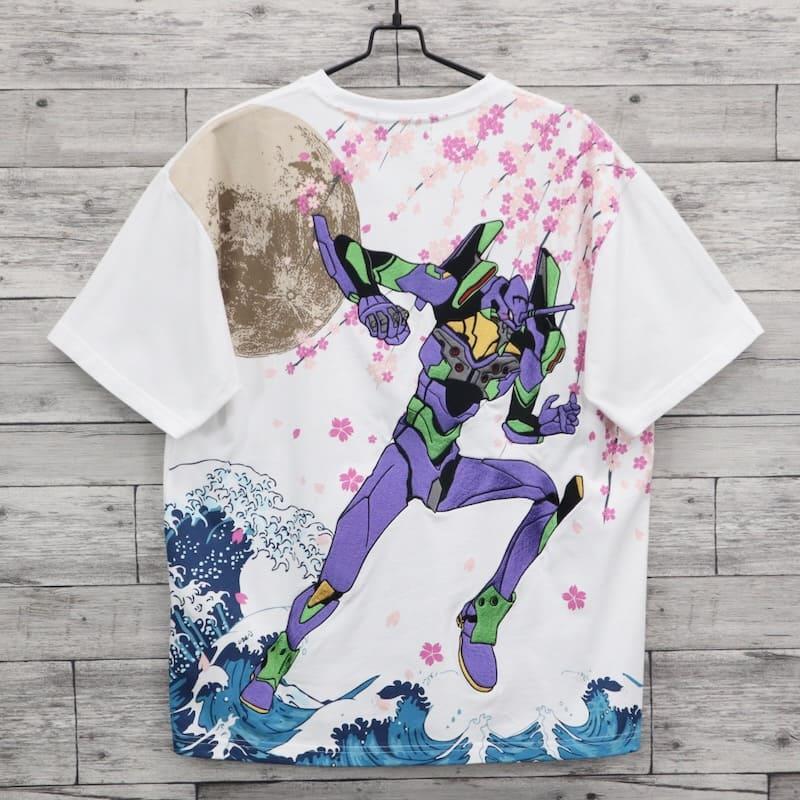即購入可 送料込 エヴァンゲリオン コラボTシャツ PANDIESTA 送料無料 メンズ エヴァンゲリオン エヴァ EVA 錦