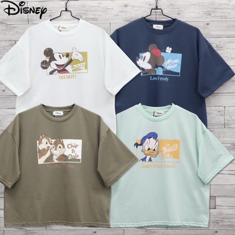 【専用値引】インポート　プリントTシャツ  Tシャツ 半袖　ミッキー Disney（ディズニー） 送料無料 レディース 半袖 Tシャツ ティーシャツ