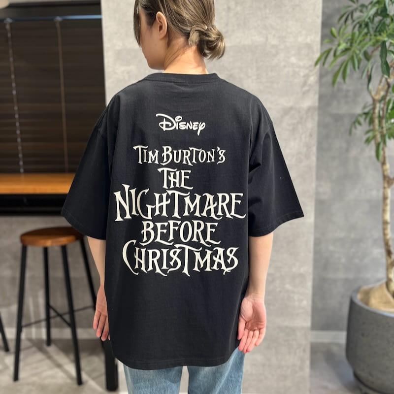 Disney ナイトメア・ビフォア・クリスマス Tシャツ 黒 Tシャツ ディズニー・アニメーション映画 『ナイトメアー・ビフォア